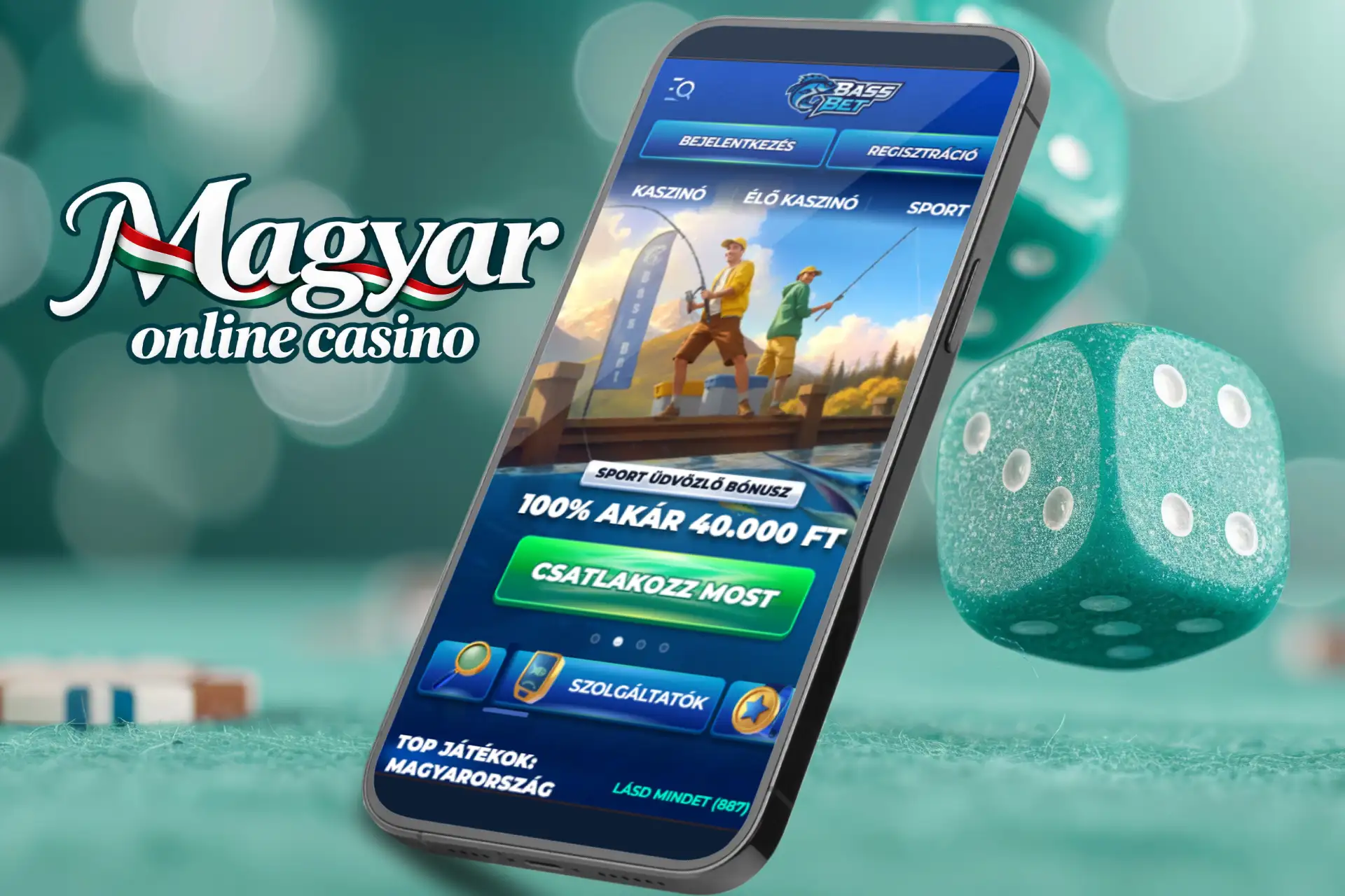 A BassBet hivatalos mobil weboldala