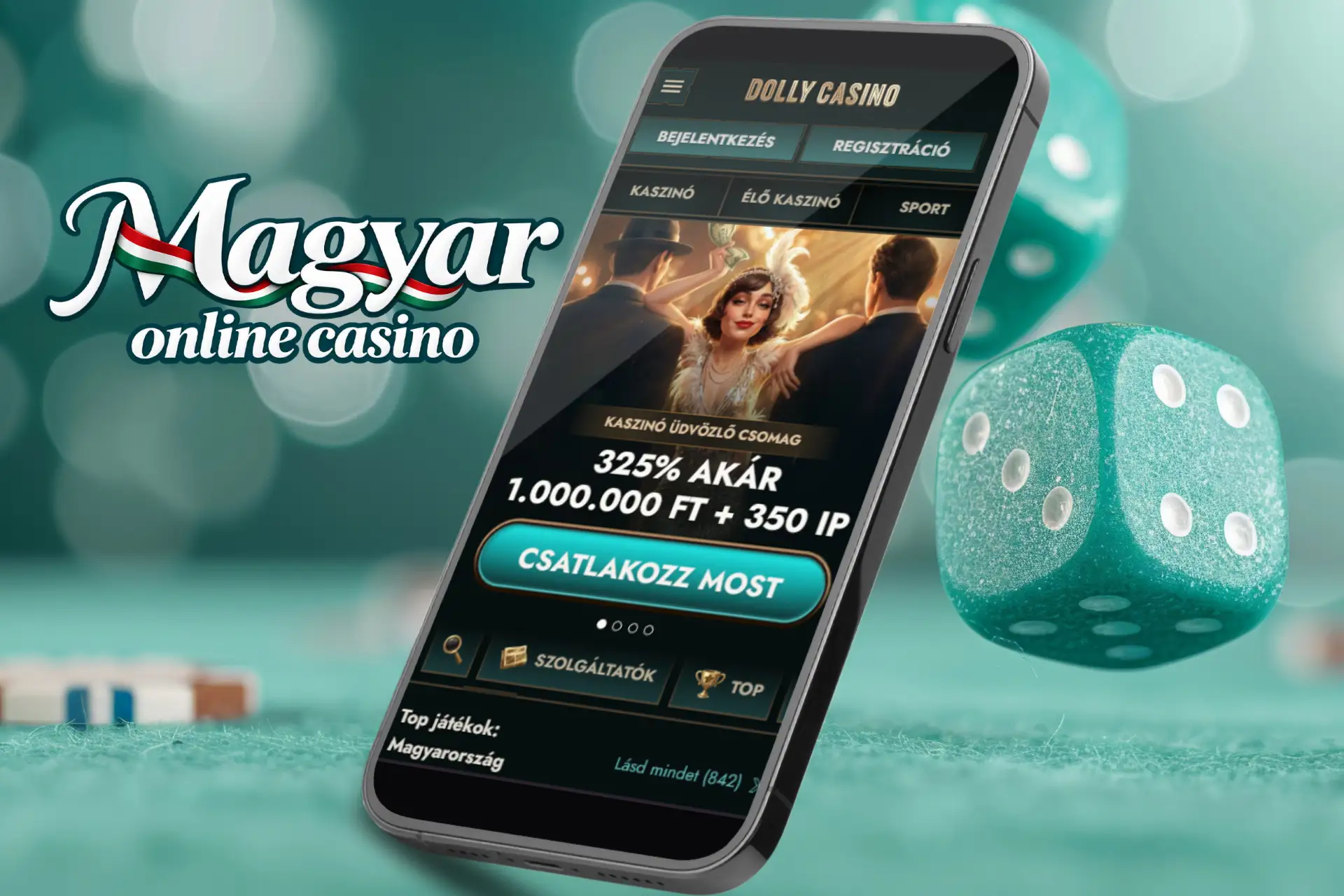 Dolly Casino hivatalos mobil weboldal