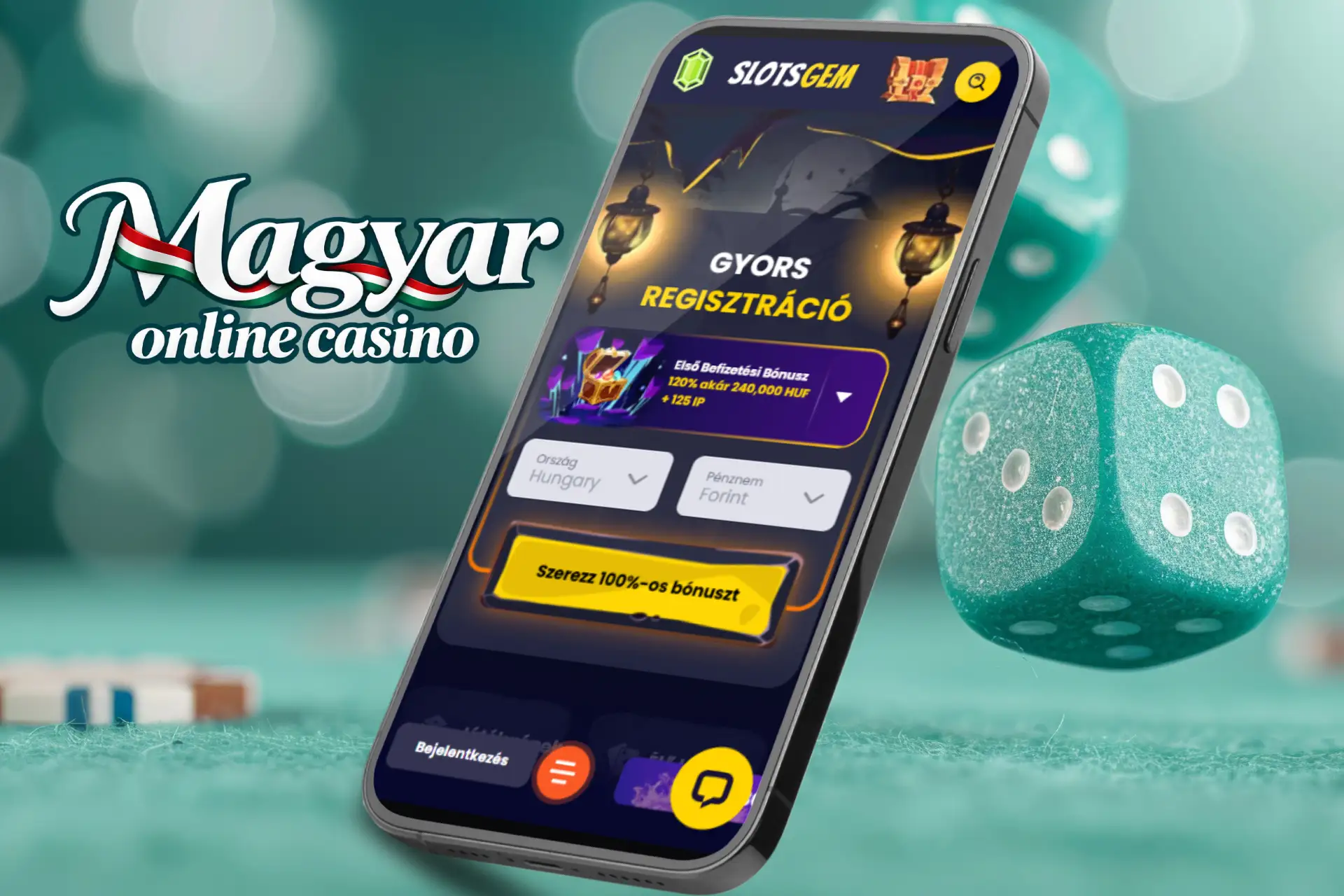 Hivatalos Slotsgem mobil webhely