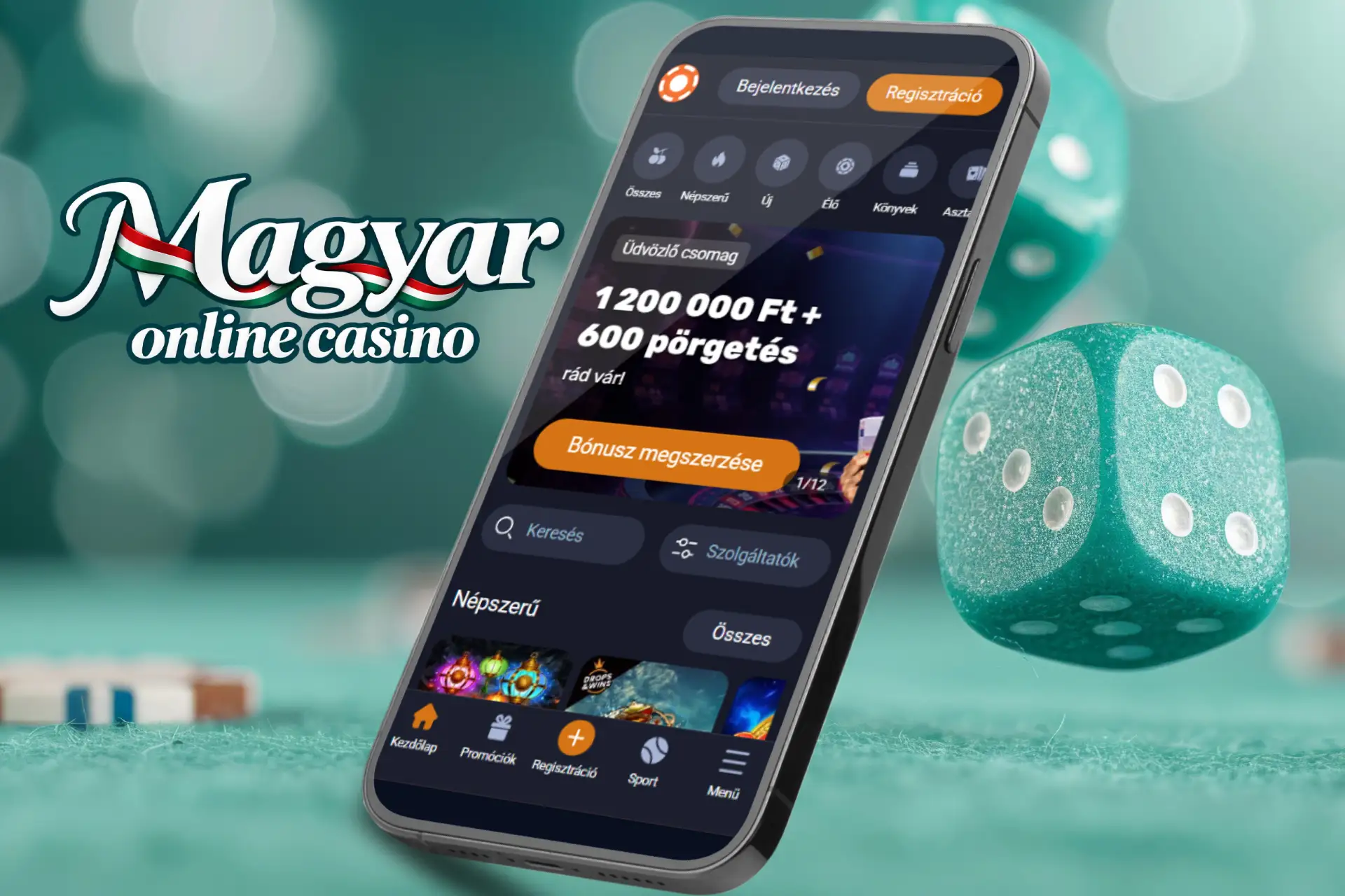 A Vox Casino hivatalos weboldala mobiltelefonon